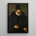 Portrait des Bürgermeisters Hans Rudolf Huber aus Basel - Hans Bock der Ältere — gerahmtes Bild an der Wand