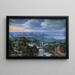 Landschaft mit Blick auf Antwerpen - Hans Bol — gerahmtes Bild an der Wand