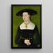 Katharina Merian - Hans Brosamer — gerahmtes Bild an der Wand