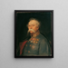 Maréchal Franz von Hauslab - Hans Canon — gerahmtes Bild an der Wand