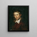 Junge Frau mit blonden Haaren - Hans Canon — gerahmtes Bild an der Wand