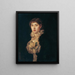 Maria Baronne von Zehmen - Hans Canon — gerahmtes Bild an der Wand