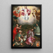 Die Verklärung Christi auf dem Berg Thabor mit den Propheten Elia und Mose, den Heiligen Johannes, Petrus und Jakobus, sowie dem Spender Jakob Rassler - Hans Caspar Memberger — gerahmtes Bild an der Wand