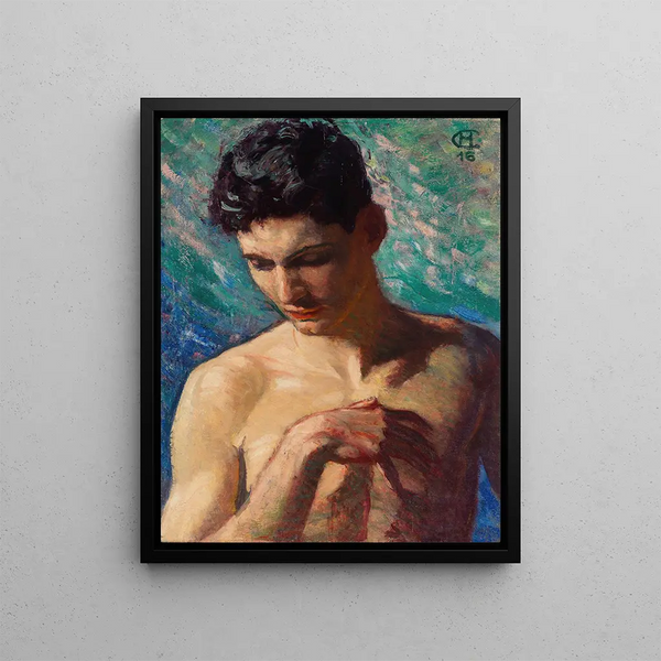 Hans Christiansen - Portrt eines jungen Mannes.webp