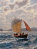mit dem Wind - Hans Dahl — Ansicht des Kunstwerks