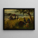Das Picknick - Hans Dahl — gerahmtes Bild an der Wand