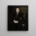 Portrait de Joan Thornbury Mme Richard Wakeman - Hans Eworth — gerahmtes Bild an der Wand