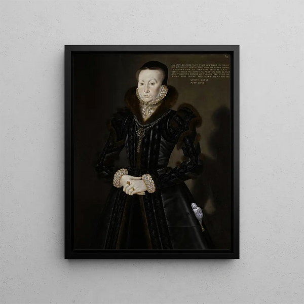 Hans Eworth - Portrait of Joan Thornbury Mrs Richard Wakeman.webp