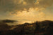 Eine Szene bei Dämmerung in Norwegen - Hans Gude — Ansicht des Kunstwerks