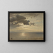 Studie der Wolken über dem Meer - Hans Gude — gerahmtes Bild an der Wand