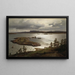 Der Sandvik-Fjord - Hans Gude — gerahmtes Bild an der Wand