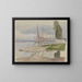 Ohne Titel - Hans Gude — gerahmtes Bild an der Wand