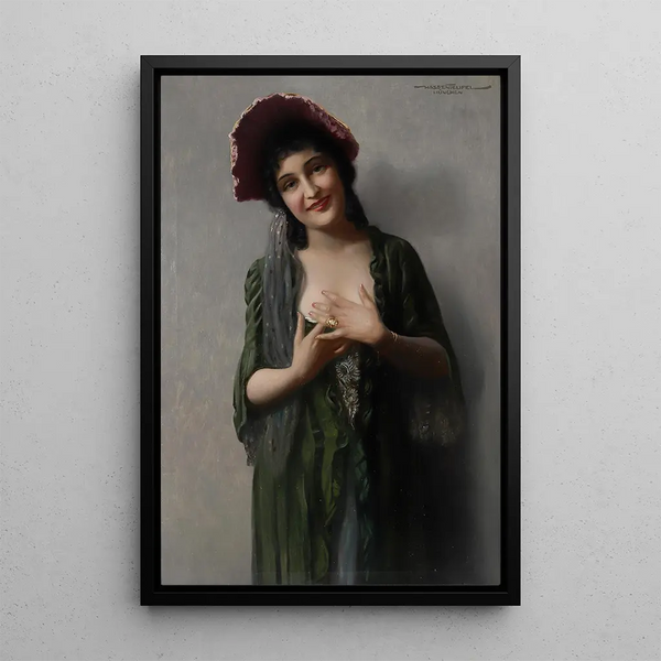 Tentationen - Hans Hassenteufel — gerahmtes Bild an der Wand