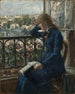An der Fensteröffnung - Hans Heyerdahl — Ansicht des Kunstwerks