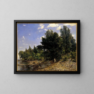 Der Höhepunkt des Sommers - Hans Heyerdahl — gerahmtes Bild an der Wand