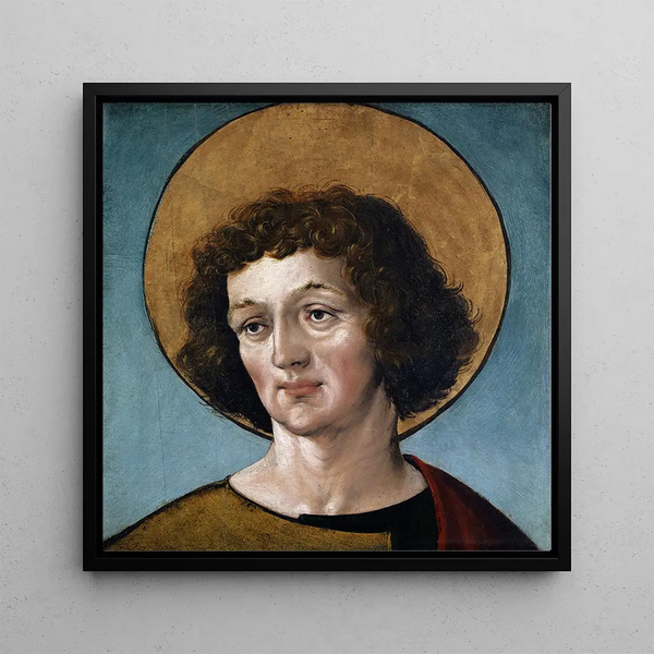 Hans Holbein The Elder - Head Of A Male Saint.webp