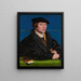 Hermann von Wedigh III - Hans Holbein der Jüngere — gerahmtes Bild an der Wand