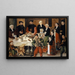 Portrait der Familie von Hans Rudolf Faesch - Hans Hug Kluber — gerahmtes Bild an der Wand