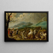 Eintritt in die Arche Noah - Hans Jordaens III — gerahmtes Bild an der Wand