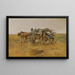Transport von Verletzten - Hans Larwin — gerahmtes Bild an der Wand
