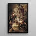 Szene einer antiken Opfergabe - Hans Makart — gerahmtes Bild an der Wand