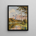 Lac de Costalovara avec Schlern - Hans Maurus — gerahmtes Bild an der Wand