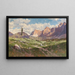 L'Alpe de Siusi im Südtirol - Hans Maurus — gerahmtes Bild an der Wand