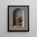 Kelch des Johannes des Evangelisten Rückseite - Hans Memling — gerahmtes Bild an der Wand