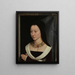 Maria Portinari Maria Maddalena Baroncelli geboren 1456 - Hans Memling — gerahmtes Bild an der Wand
