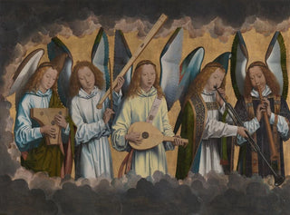 Engel Musiker - Hans Memling — Ansicht des Kunstwerks