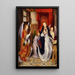 L'Annonciation - Hans Memling — gerahmtes Bild an der Wand