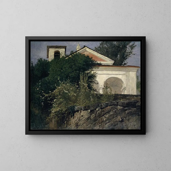 Chapelle près de Contra - Hans Sandreuter — gerahmtes Bild an der Wand