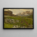 Vue de Frutt vers le Titlis - Hans Sandreuter — gerahmtes Bild an der Wand