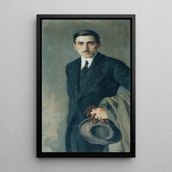 Der Maler Fritz Zerritsch - Hans Schachinger — gerahmtes Bild an der Wand