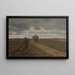 Landschaftsbild mit einer Kutsche - Hans Smidth — gerahmtes Bild an der Wand