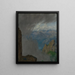 Vue depuis le Pilate - Hans Thoma — gerahmtes Bild an der Wand