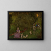 Ritter der Fabel - Hans Thoma — gerahmtes Bild an der Wand