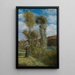 Herbsttag am Oberrhein - Hans Thoma — gerahmtes Bild an der Wand