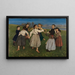 Ronde d'enfants - Hans Thoma — gerahmtes Bild an der Wand