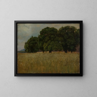 Hans Thoma - Kornfeld mit Laubbumen.webp