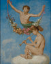 Que deux jeunes génies avec des fleurs - Hans Thoma — Ansicht des Kunstwerks