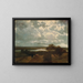Landschaft des Festlandes - Hans Thoma — gerahmtes Bild an der Wand