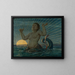 Weckruf des Meeres - Hans Thoma — gerahmtes Bild an der Wand