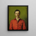 Portrait des Prinzen Friedrich Karl von Hessen - Hans Thoma — gerahmtes Bild an der Wand