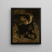 Jungen kämpfende - Hans Thoma — gerahmtes Bild an der Wand