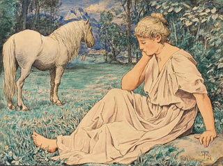 Moissis et assis - Hans Thoma — Ansicht des Kunstwerks