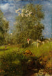 Frühling - Hans Thoma — Ansicht des Kunstwerks
