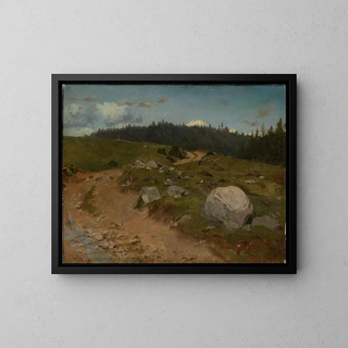 Hans Thoma - Steiniger Weg am Waldrand.webp
