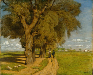 Sommerlandschaft bei Karlsruhe - Hans Thoma — Ansicht des Kunstwerks