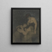 Die Nacht - Hans Thoma — gerahmtes Bild an der Wand